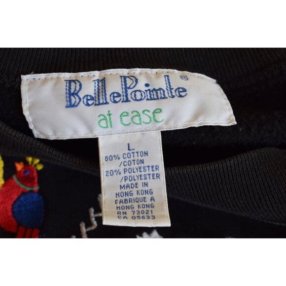 WORRNN Vintage 90s Cotton/Poly Christmas Ugly Sweater size L - Picture 10 of 10